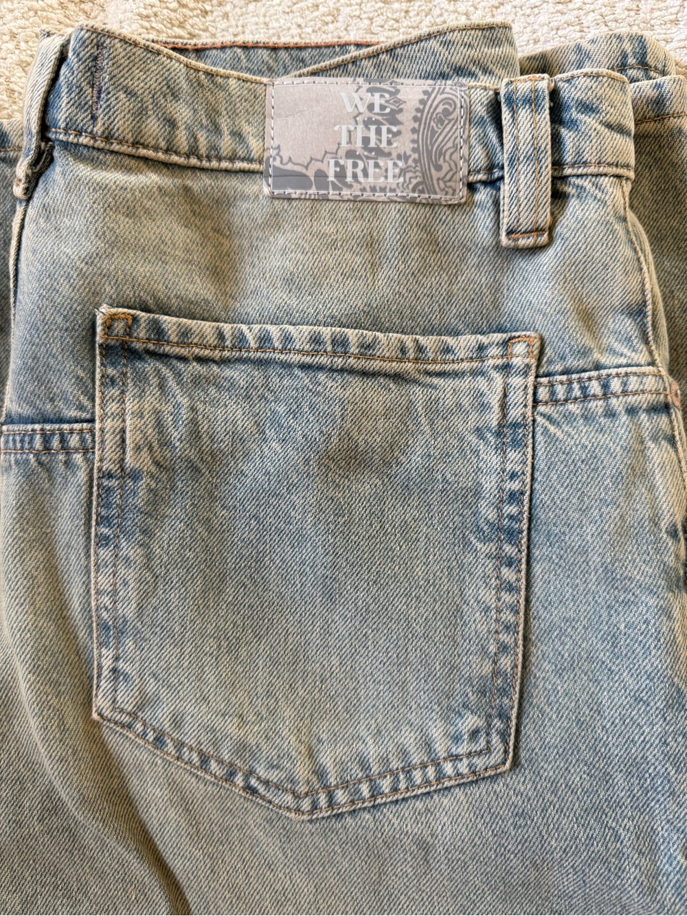 We The Free Light Blue Flare Jeans